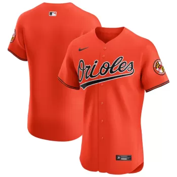 Men's Baltimore Orioles Nike Orange Alternate Vapor Premier Elite Patch Jersey Men's Baltimore Orioles Nike Orange Alternate Vapor Premier Elite Patch Jersey