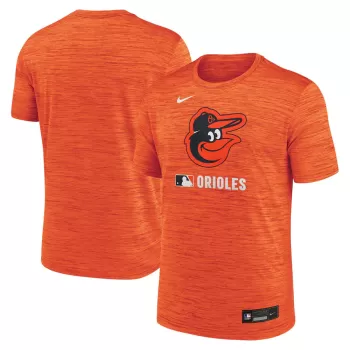 Men's Baltimore Orioles Nike Orange Authentic Collection Velocity Performance Practice T-Shirt Men's Baltimore Orioles Nike Orange Authentic Collection Velocity Performance Practice T-Shirt