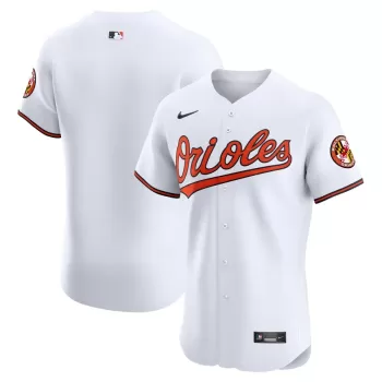 Men's Baltimore Orioles Nike White Home Elite Jersey Men's Baltimore Orioles Nike White Home Elite Jersey
