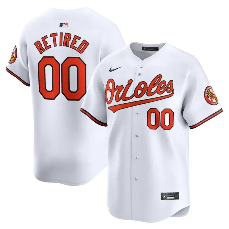 Men's Baltimore Orioles Nike White Home Limited Pick-A-Player Retired Roster Jersey Men's Baltimore Orioles Nike White Home Limited Pick-A-Player Retired Roster Jersey