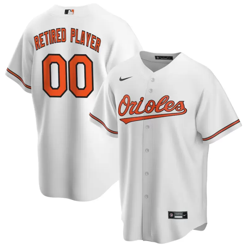 Men's Baltimore Orioles Nike White Home Pick-A-Player Retired Roster Replica Jersey Men's Baltimore Orioles Nike White Home Pick-A-Player Retired Roster Replica Jersey