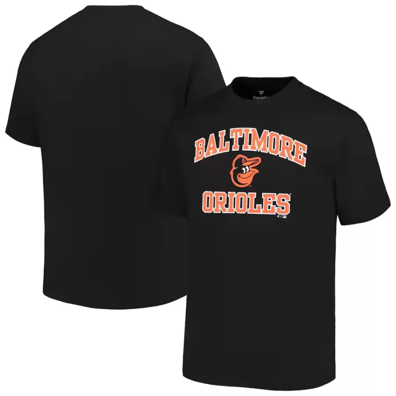 Men's Baltimore Orioles Profile Black Big & Tall Heart & Soul T-Shirt Men's Baltimore Orioles Profile Black Big & Tall Heart & Soul T-Shirt