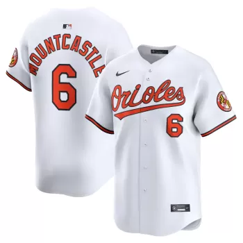 Men's Baltimore Orioles Ryan Mountcastle Nike White Alternate Limited Player Jersey Men's Baltimore Orioles Ryan Mountcastle Nike White Alternate Limited Player Jersey