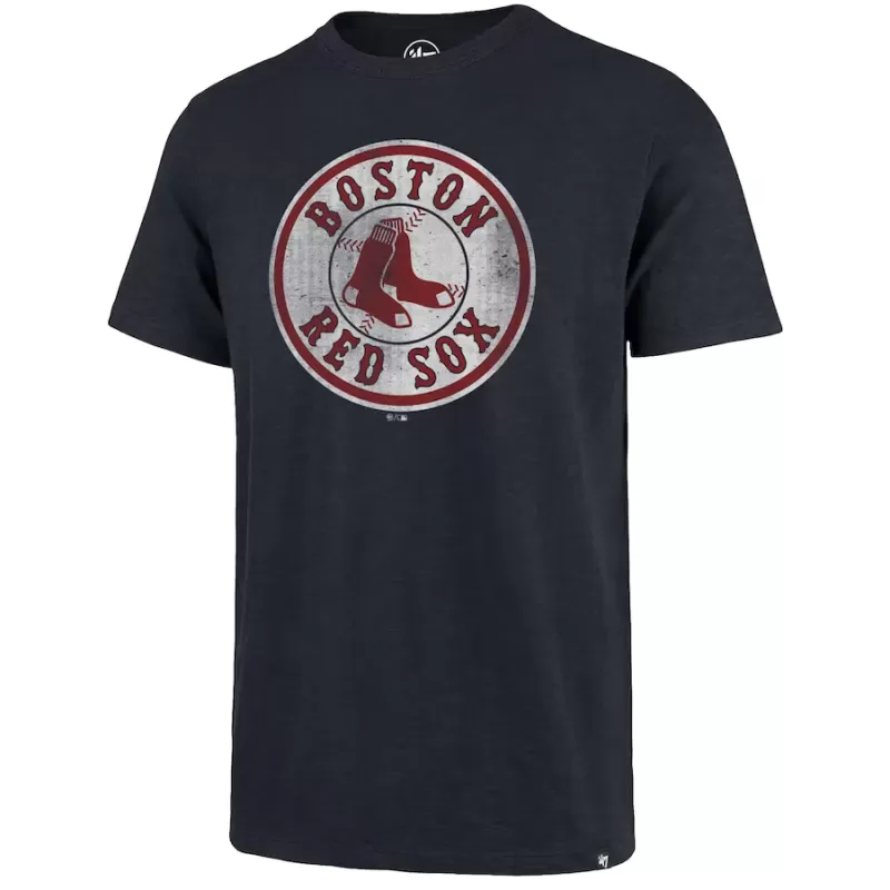 Men's Boston Red Sox '47 Navy Circle Logo Scrum T-Shirt Men's Boston Red Sox '47 Navy Circle Logo Scrum T-Shirt