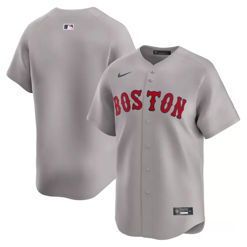 Men's Boston Red Sox Nike Gray Away Limited Jersey Men's Boston Red Sox Nike Gray Away Limited Jersey