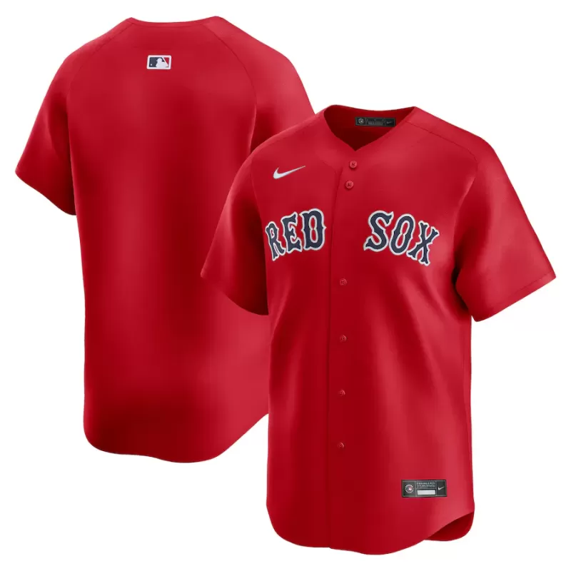 Men's Boston Red Sox Nike Red Alternate Limited Jersey Men's Boston Red Sox Nike Red Alternate Limited Jersey