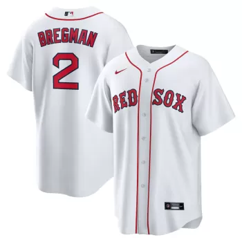 Men's Boston Red Sox Alex Bregman Nike White Home 1.0 Replica Player Jersey Men's Boston Red Sox Alex Bregman Nike White Home 1.0 Replica Player Jersey