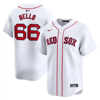 Men's Boston Red Sox Brayan Bello Nike White Home Limited Player Jersey Men's Boston Red Sox Brayan Bello Nike White Home Limited Player Jersey