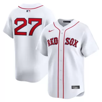 Men's Boston Red Sox Carlton Fisk Nike White Home Limited Player Jersey Men's Boston Red Sox Carlton Fisk Nike White Home Limited Player Jersey