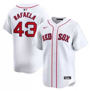 Men's Boston Red Sox Ceddanne Rafaela Nike White Home Limited Player Jersey Men's Boston Red Sox Ceddanne Rafaela Nike White Home Limited Player Jersey