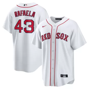 Men's Boston Red Sox Ceddanne Rafaela Nike White Home Replica Jersey Men's Boston Red Sox Ceddanne Rafaela Nike White Home Replica Jersey