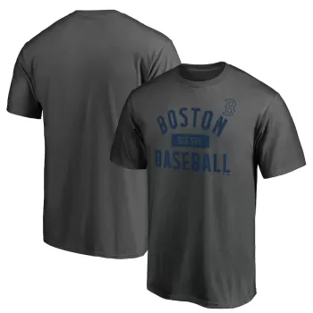 Men's Boston Red Sox Charcoal Team Primary Pill T-Shirt