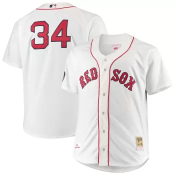 Men's Boston Red Sox David Ortiz Mitchell & Ness White Big & Tall Home Authentic Player Jersey Men's Boston Red Sox David Ortiz Mitchell & Ness White Big & Tall Home Authentic Player Jersey