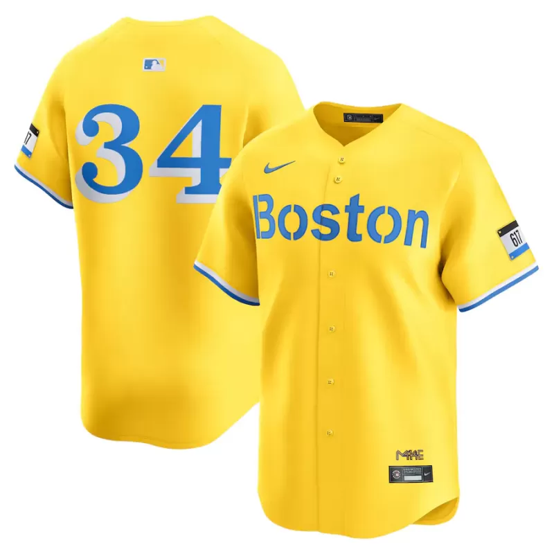 Men's Boston Red Sox David Ortiz Nike Gold City Connect Retired Player Jersey Men's Boston Red Sox David Ortiz Nike Gold City Connect Retired Player Jersey