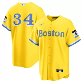 Men's Boston Red Sox David Ortiz Nike Gold Retired Player City Connect Replica Jersey Men's Boston Red Sox David Ortiz Nike Gold Retired Player City Connect Replica Jersey
