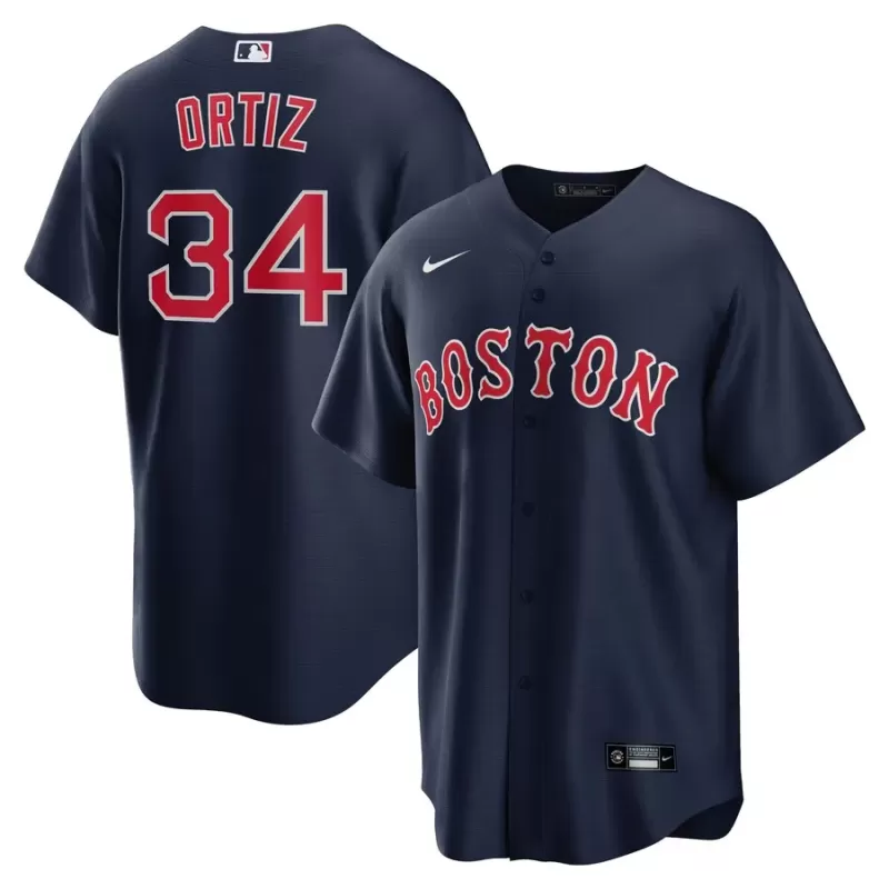Men's Boston Red Sox David Ortiz Nike Navy Alternate Replica Player Jersey Men's Boston Red Sox David Ortiz Nike Navy Alternate Replica Player Jersey