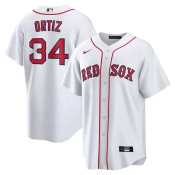 Men's Boston Red Sox David Ortiz Nike White Home Replica Player Jersey Men's Boston Red Sox David Ortiz Nike White Home Replica Player Jersey