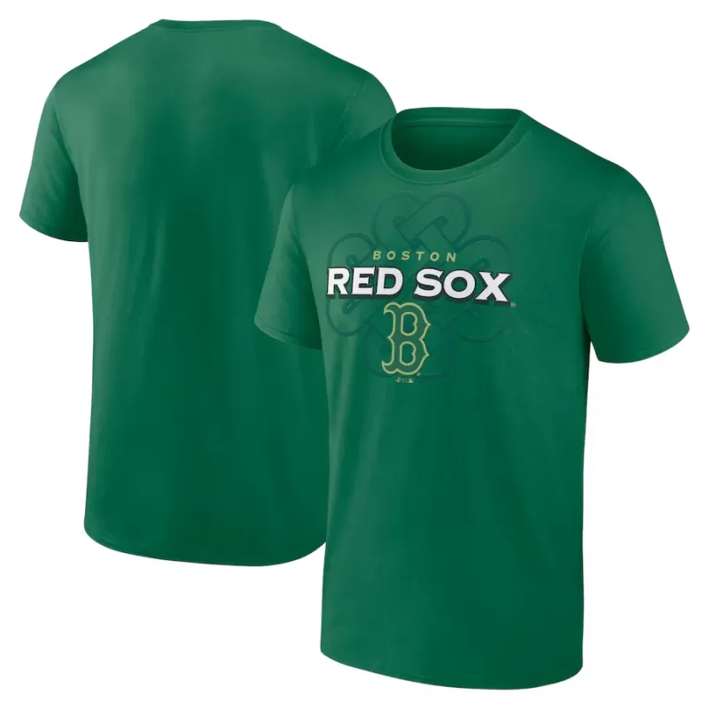 Men's Boston Red Sox Fanatics Kelly Green Celtic Luck T-Shirt