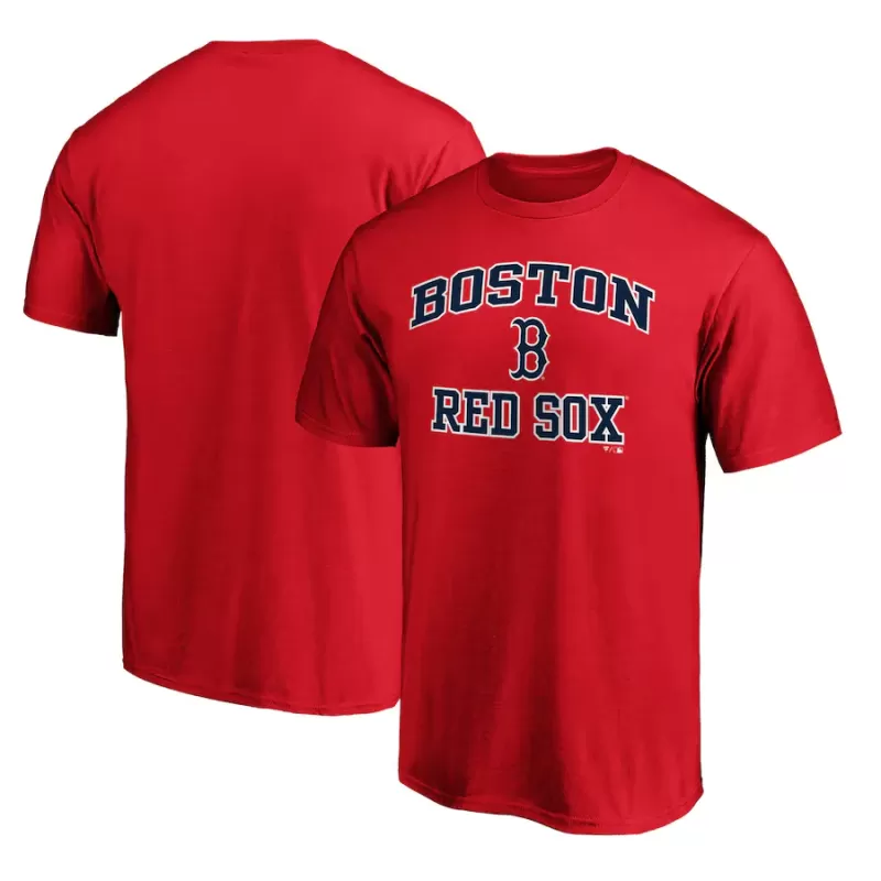 Men's Boston Red Sox Fanatics Red Heart & Soul T-Shirt Men's Boston Red Sox Fanatics Red Heart & Soul T-Shirt