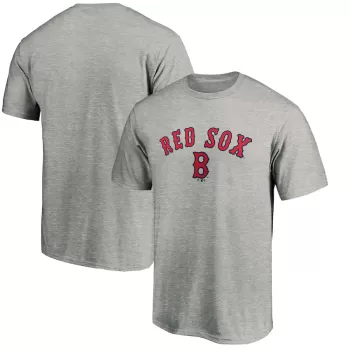 Men's Boston Red Sox Heather Gray Cooperstown Collection Wahconah T-Shirt Men's Boston Red Sox Heather Gray Cooperstown Collection Wahconah T-Shirt