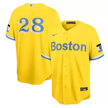 Men's Boston Red Sox J.D. Martinez Nike Gold City Connect Replica Player Jersey Men's Boston Red Sox J.D. Martinez Nike Gold City Connect Replica Player Jersey