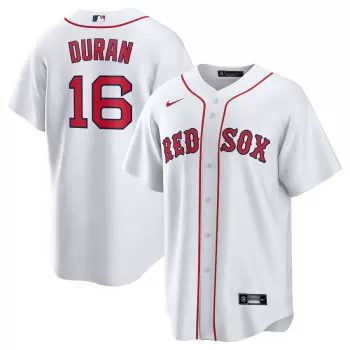 Men's Boston Red Sox Jarren Duran Nike White Home Replica Player Jersey Men's Boston Red Sox Jarren Duran Nike White Home Replica Player Jersey