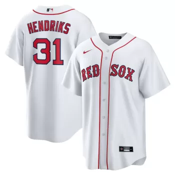 Men's Boston Red Sox Liam Hendriks Nike White Home Replica Jersey Men's Boston Red Sox Liam Hendriks Nike White Home Replica Jersey