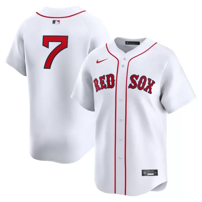 Men's Boston Red Sox Masataka Yoshida Nike White Home Limited Player Jersey Men's Boston Red Sox Masataka Yoshida Nike White Home Limited Player Jersey
