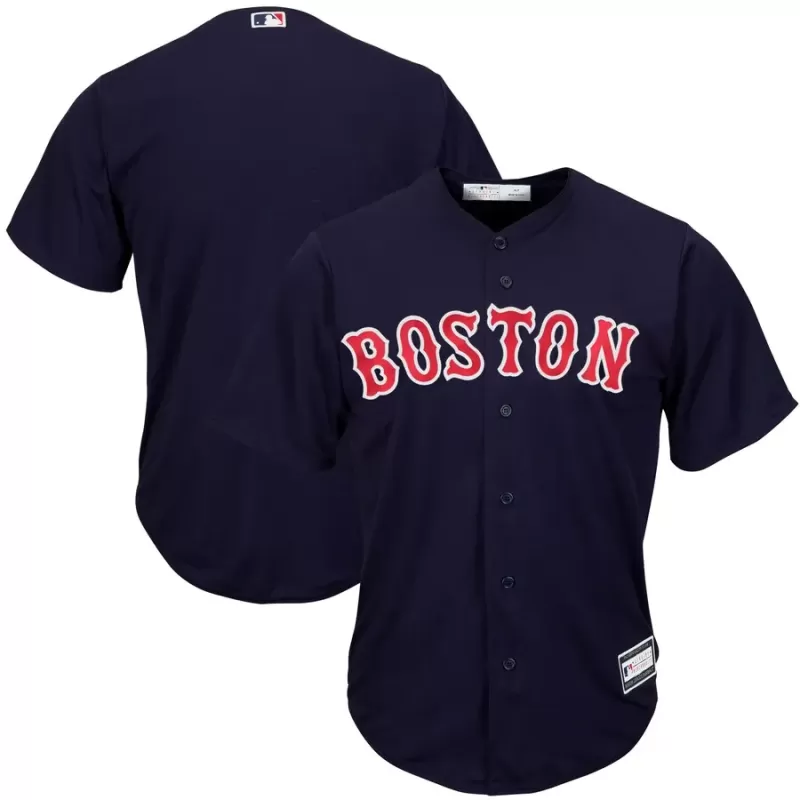 Men's Boston Red Sox Navy Big & Tall Replica Team Jersey Men's Boston Red Sox Navy Big & Tall Replica Team Jersey