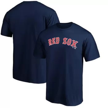 Men's Boston Red Sox Navy Official Wordmark Team T-Shirt
