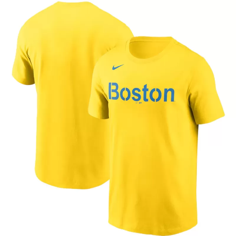 Men's Boston Red Sox Nike City Connect Wordmark T-Shirt Men's Boston Red Sox Nike City Connect Wordmark T-Shirt