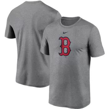 Men's Boston Red Sox Nike Gray Large Logo Legend Performance T-Shirt
