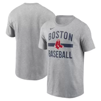 Men's Boston Red Sox Nike Heather Gray Arched T-Shirt