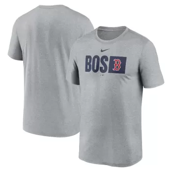 Men's Boston Red Sox Nike Heather Gray Tricode Legend T-Shirt