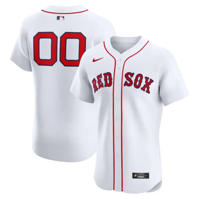 Men's Boston Red Sox Nike White Home Elite Custom Jersey Men's Boston Red Sox Nike White Home Elite Custom Jersey