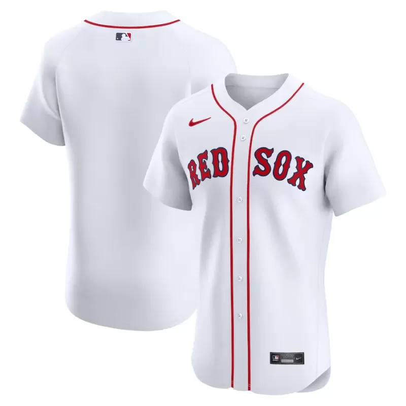Men's Boston Red Sox Nike White Home Elite Jersey Men's Boston Red Sox Nike White Home Elite Jersey