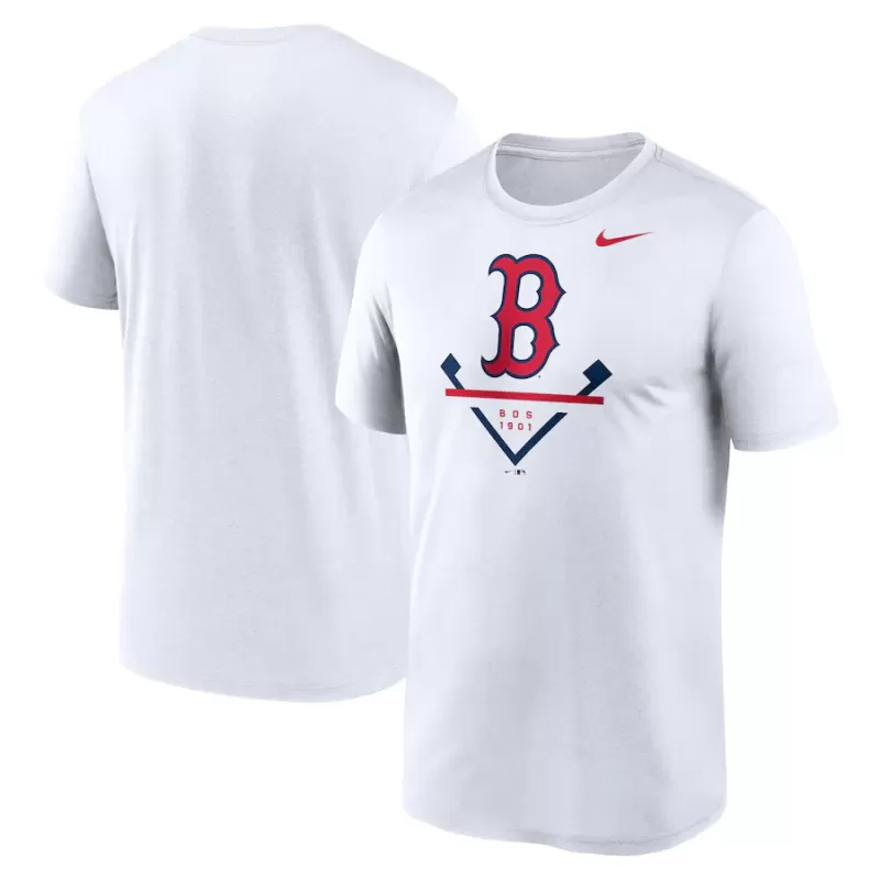 Men's Boston Red Sox Nike White Icon Legend Performance T-Shirt