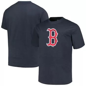 Men's Boston Red Sox Profile Heather Navy Big & Tall Weathered Logo T-Shirt Men's Boston Red Sox Profile Heather Navy Big & Tall Weathered Logo T-Shirt