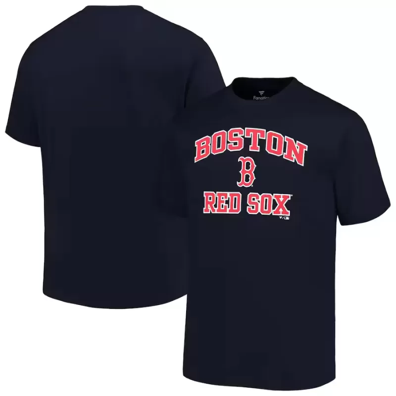 Men's Boston Red Sox Profile Navy Big & Tall Heart & Soul T-Shirt Men's Boston Red Sox Profile Navy Big & Tall Heart & Soul T-Shirt