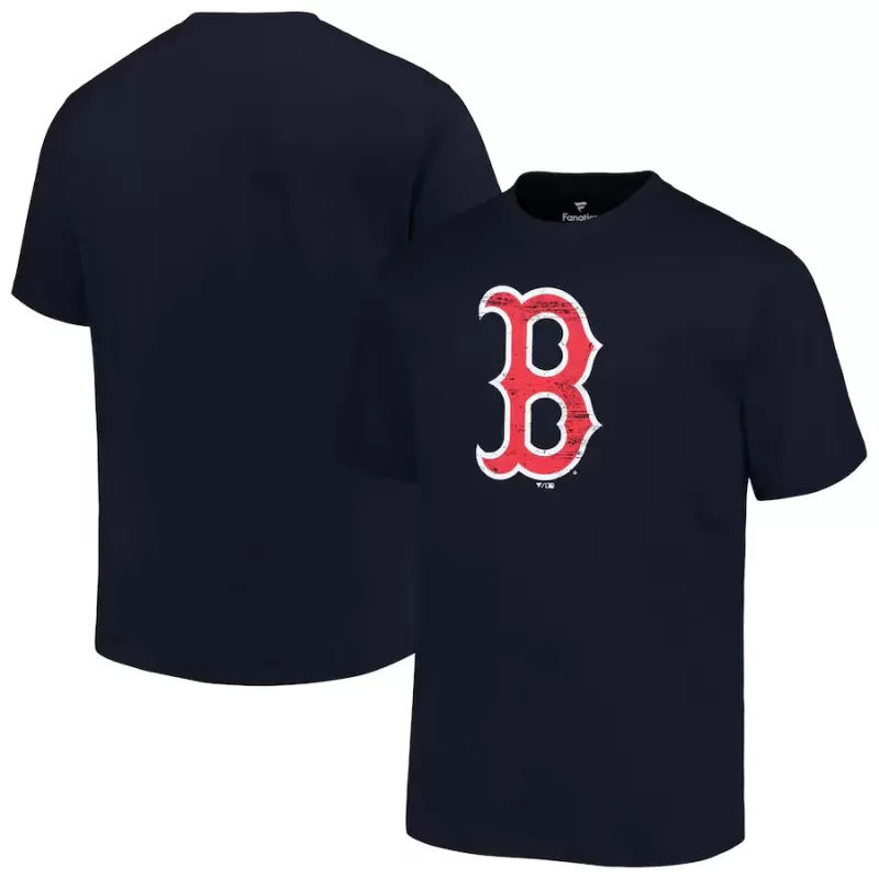 Men's Boston Red Sox Profile Navy Big & Tall Primary Logo T-Shirt Men's Boston Red Sox Profile Navy Big & Tall Primary Logo T-Shirt