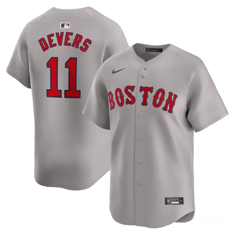 Men's Boston Red Sox Rafael Devers Nike Gray Away Limited Player Jersey Men's Boston Red Sox Rafael Devers Nike Gray Away Limited Player Jersey