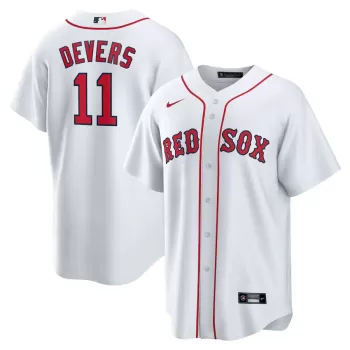 Men's Boston Red Sox Rafael Devers Nike White Home Replica Jersey