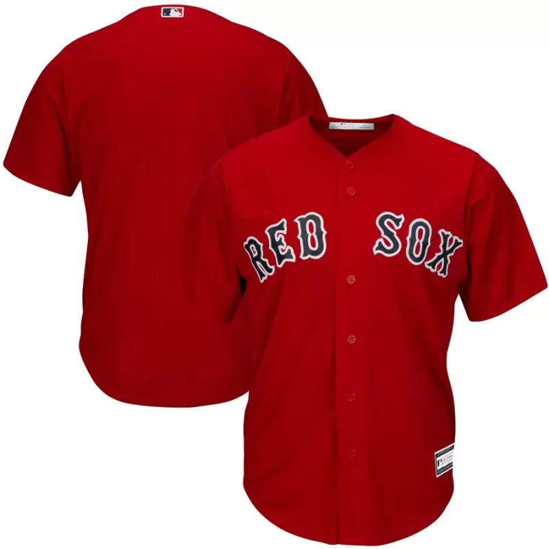 Men's Boston Red Sox Red Big & Tall Replica Team Jersey Men's Boston Red Sox Red Big & Tall Replica Team Jersey