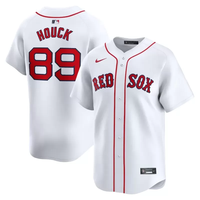 Men's Boston Red Sox Tanner Houck Nike White Home Limited Player Jersey Men's Boston Red Sox Tanner Houck Nike White Home Limited Player Jersey