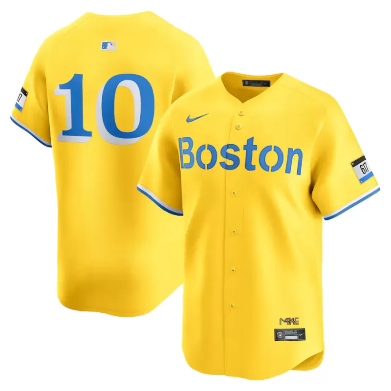Men's Boston Red Sox Trevor Story Nike Gold City Connect Limited Player Jersey Men's Boston Red Sox Trevor Story Nike Gold City Connect Limited Player Jersey