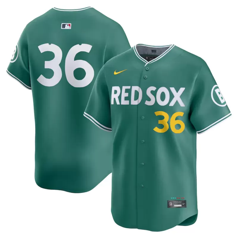 Men's Boston Red Sox Triston Casas Nike Green 2025 City Connect Limited Player Jersey