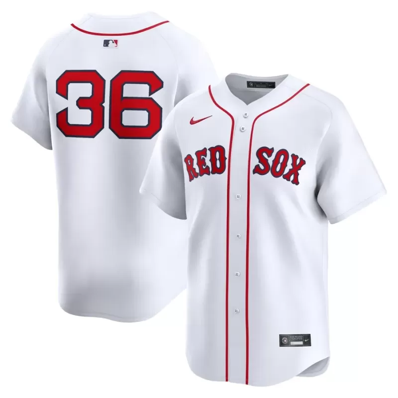 Men's Boston Red Sox Triston Casas Nike White Home Limited Player Jersey Men's Boston Red Sox Triston Casas Nike White Home Limited Player Jersey