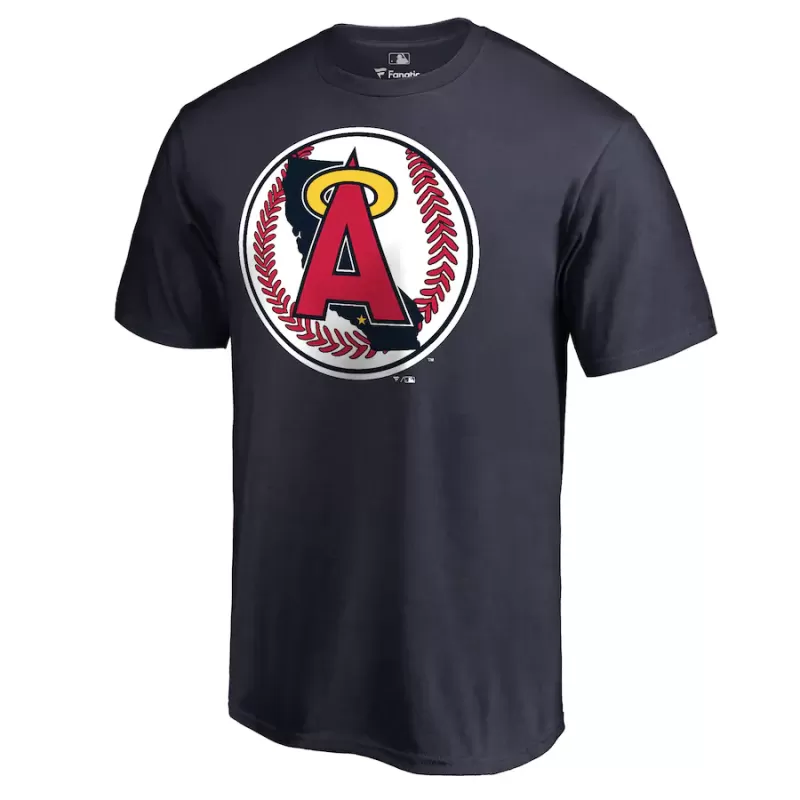 Men's California Angels Navy Cooperstown Collection Vintage Forbes T-Shirt Men's California Angels Navy Cooperstown Collection Vintage Forbes T-Shirt