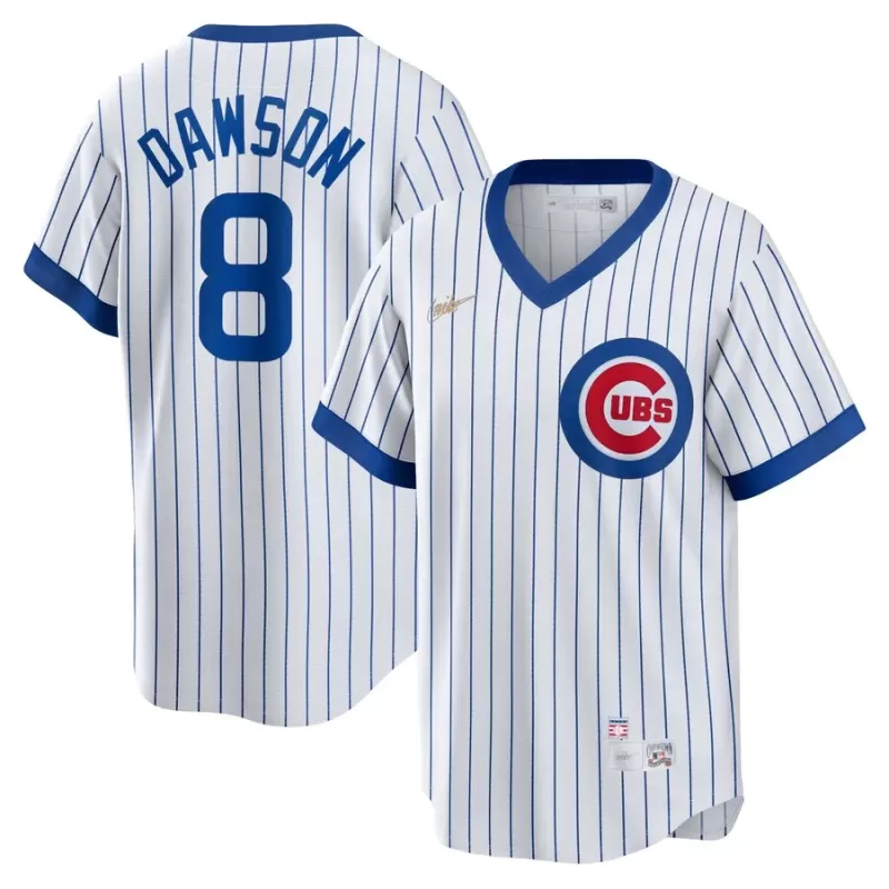 Men's Chicago Cubs Andre Dawson Nike White Home Cooperstown Collection Player Jersey Men's Chicago Cubs Andre Dawson Nike White Home Cooperstown Collection Player Jersey