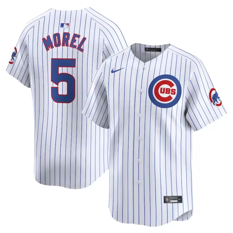 Men's Chicago Cubs Christopher Morel Nike White Home Limited Player Jersey Men's Chicago Cubs Christopher Morel Nike White Home Limited Player Jersey